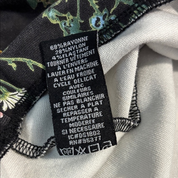 Sanctuary Black Floral Pencil Skirt - Picture 5 of 11